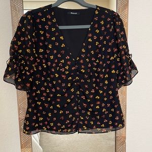 Madewell silk blouse